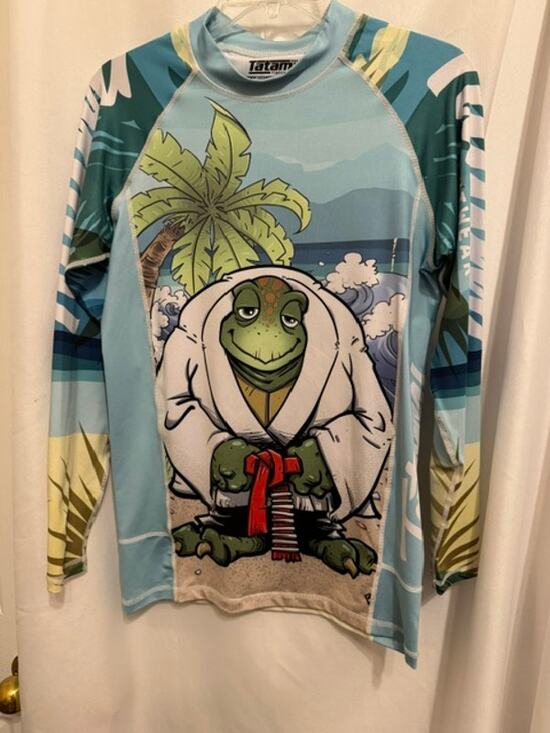 tatami Other - Tatami Fightwear Men’s S BJJ Rash Guard Turtle Jiu Jitsu Long Sleeve